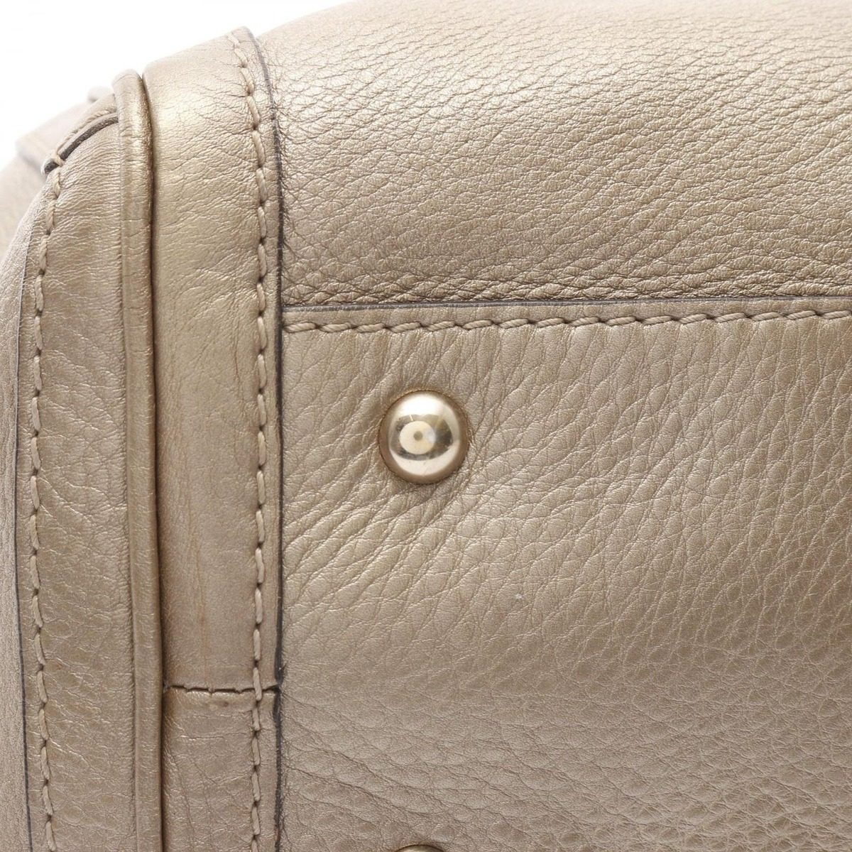 Gucci Tote Bella Bamboo Gold Leather — view 10