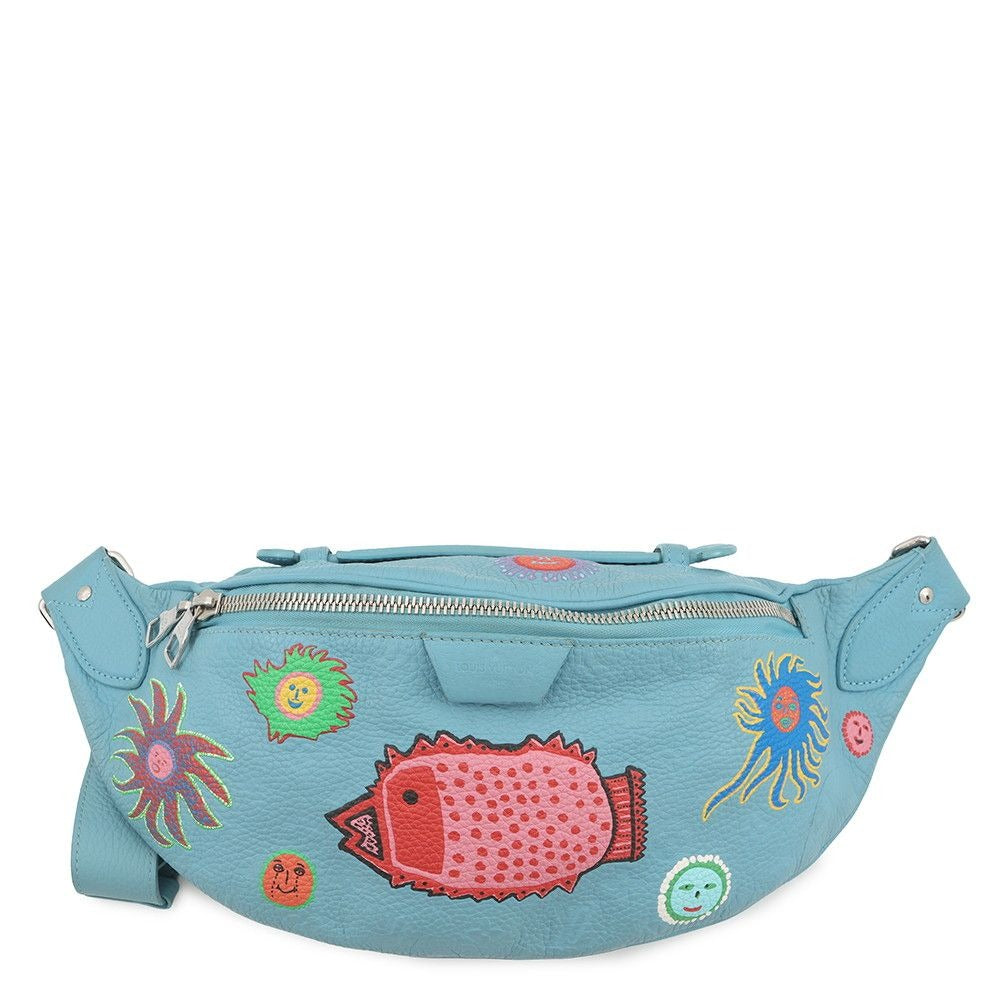 Louis Vuitton Belt Bag Monogram Taurillon Lvxyk Maxi Waist Blue-multicolor