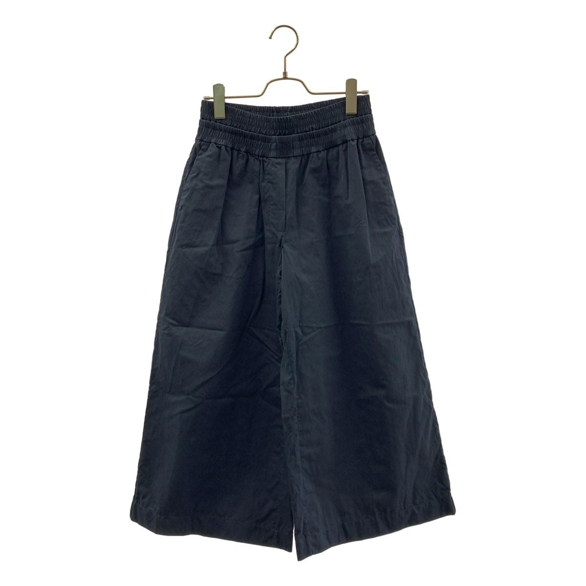 Loewe Anagram Logo Layered Waist Wide Pants XS Dark Navy