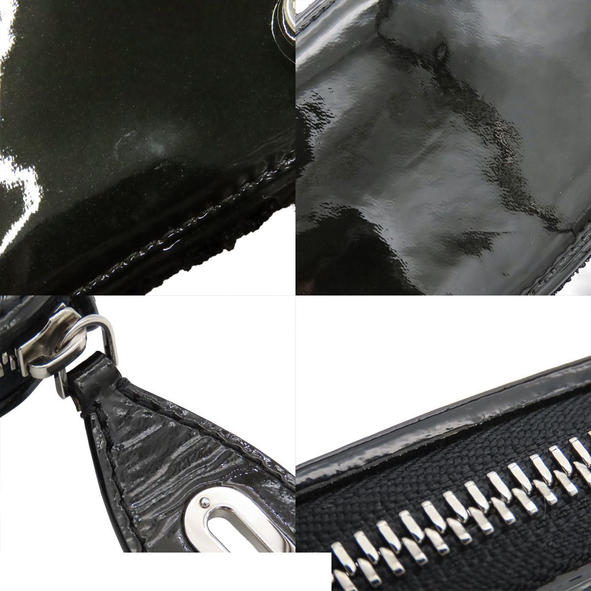 Louis Vuitton Rockit Bbb Clesit Dark Green Noir Monogram Vernis Handbag — view 8