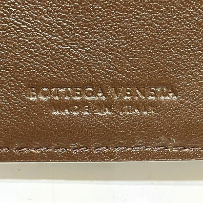 Bottega Veneta Intrecciato Dark Brown Trifold Wallet Unisex