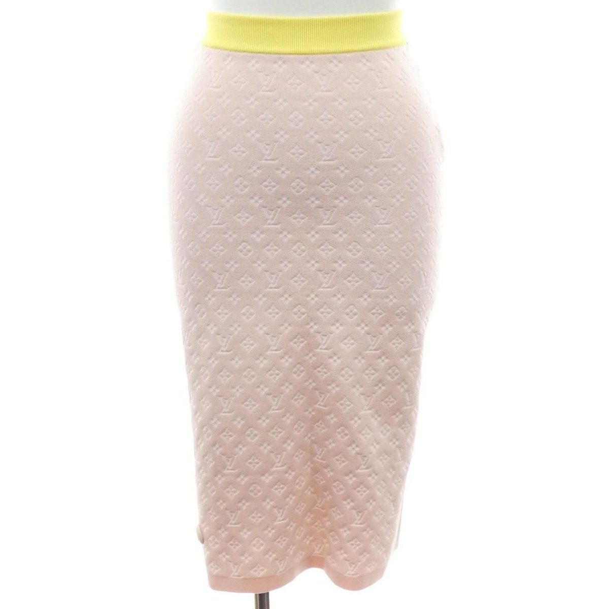 Louis Vuitton Pastel Monogram Knit Tube Skirt