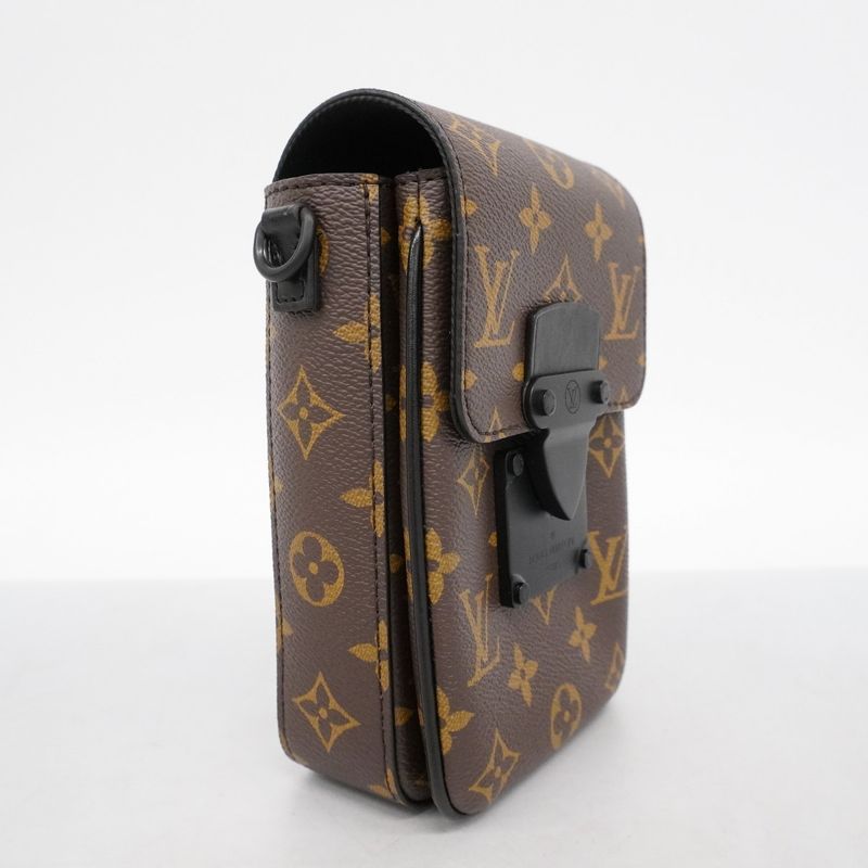 Louis Vuitton Shoulder Bag Monogram S Lock Vertical Wearable Wallet M81522
