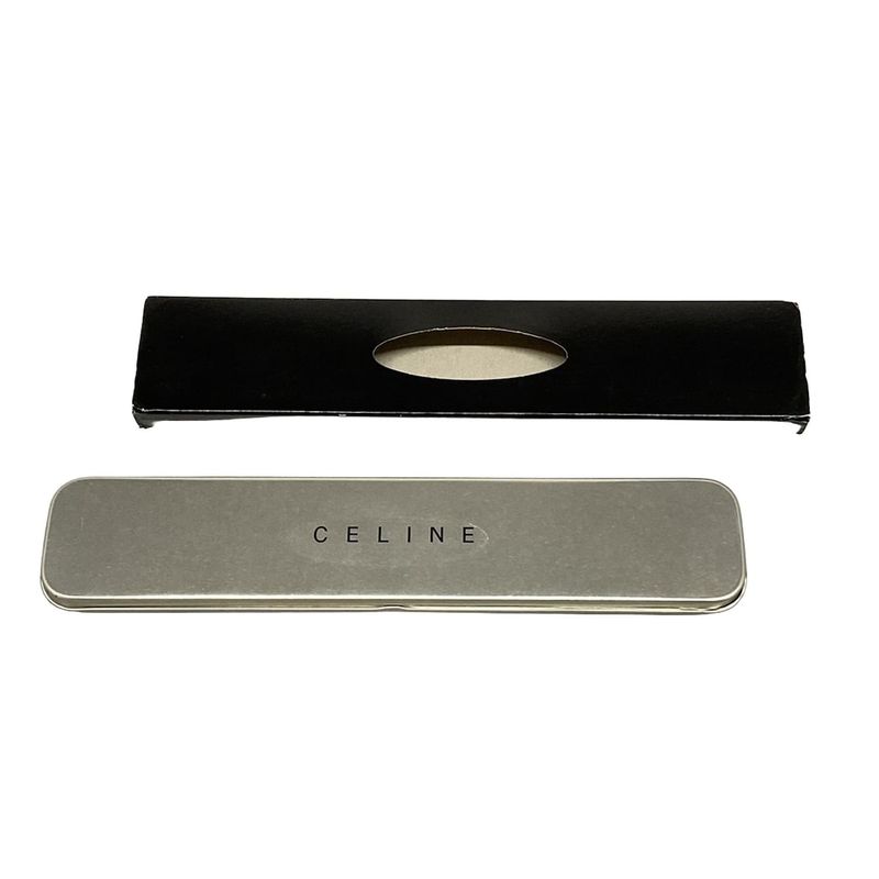 Celine Accessories - Light Gray Ivory And Black Fan / Macadam Pattern