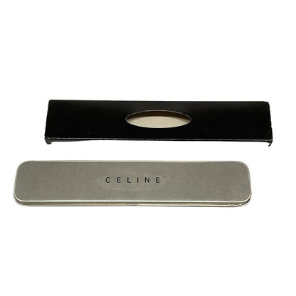 Celine Accessories - Light Gray Ivory And Black Fan / Macadam Pattern