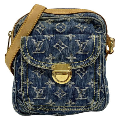 Louis Vuitton Shoulder Bag Monogram Denim Camera Bag M95348 Blue