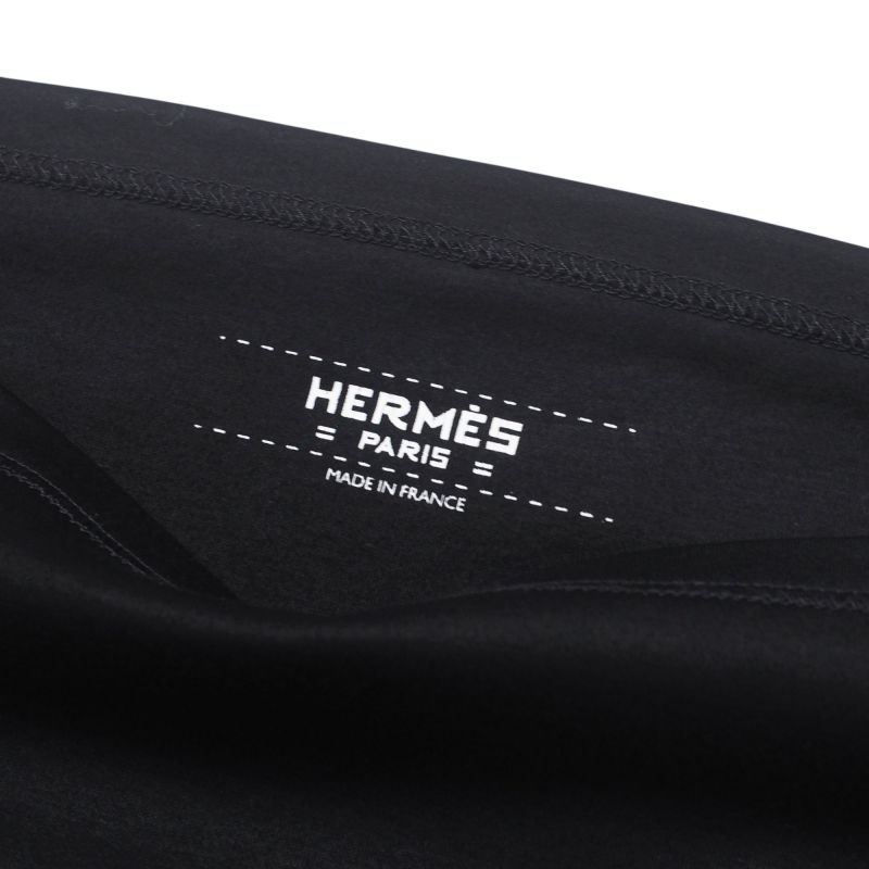 Hermes Tunic Size 36 Three-quarter Sleeves Pocket Embroidery Harness Made In