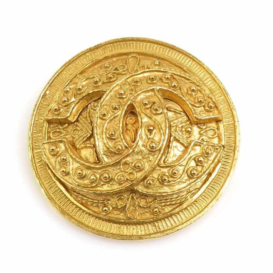 Chanel Brooch CC Logo