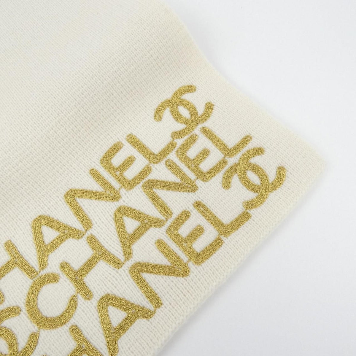 Chanel Scarf White — view 2