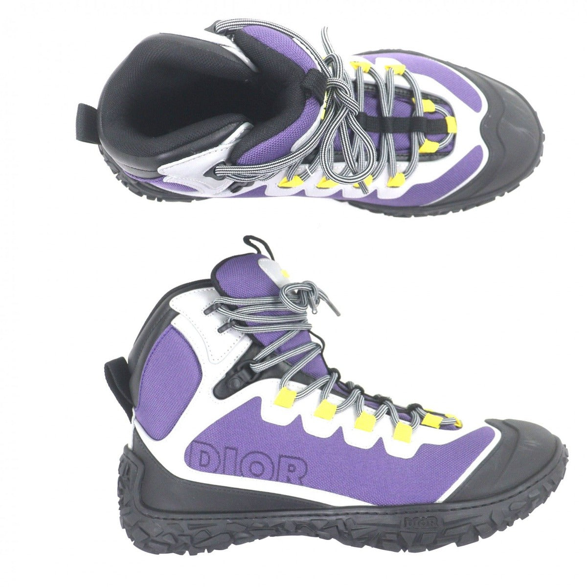 Dior Homme Izon Technical Mesh Rubber Hiking Shoes High Cut — view 5