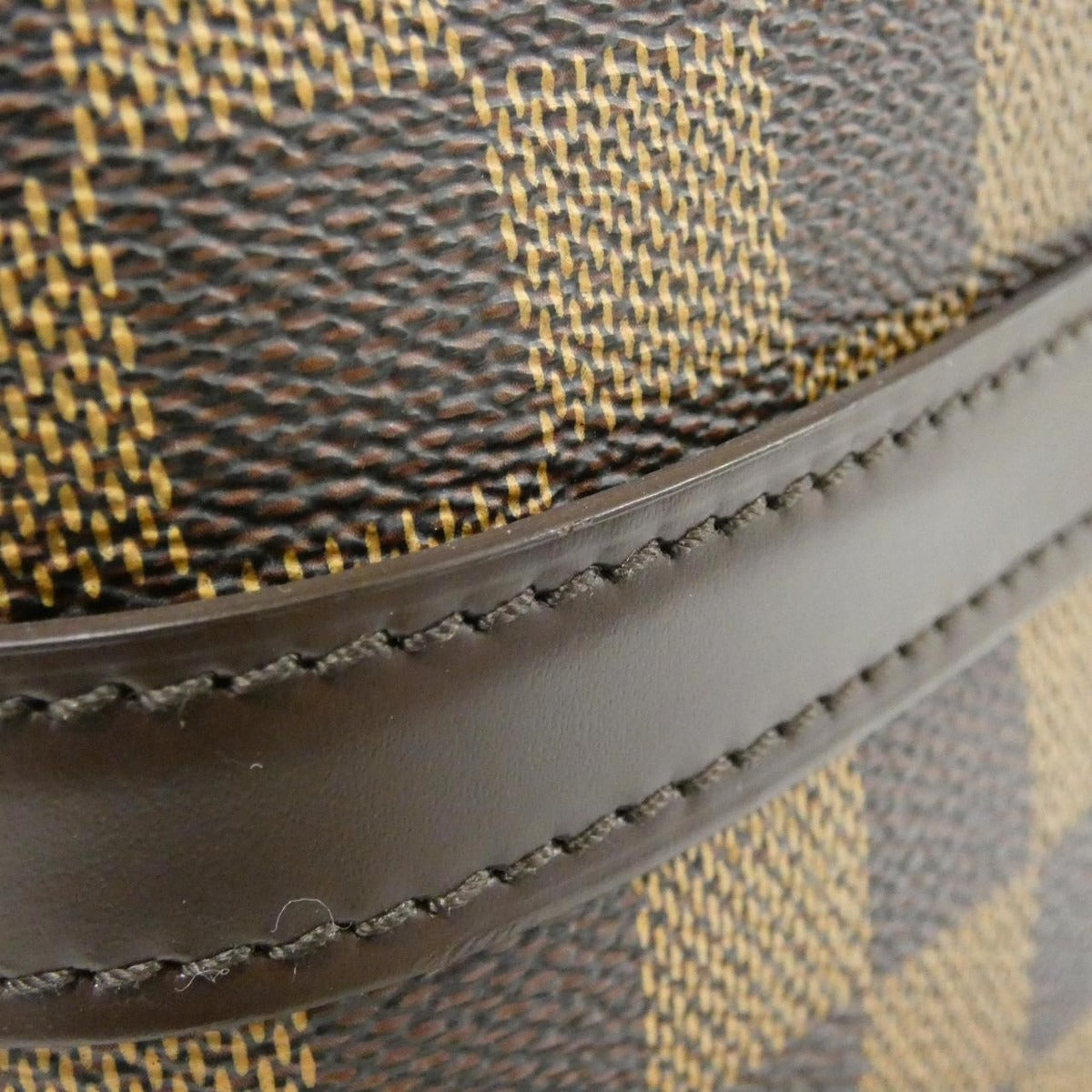 Louis Vuitton Vintage Damier Shoulder Bag Ebene — view 7