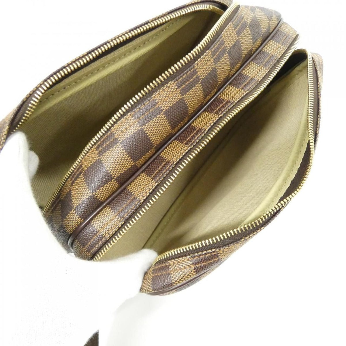 Louis Vuitton Vintage Damier Shoulder Bag Ebene — view 9