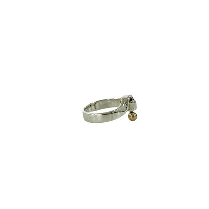 Tiffany & Co Love Knot Ring Hook Eye 18k Yellow Gold Silver — view 6