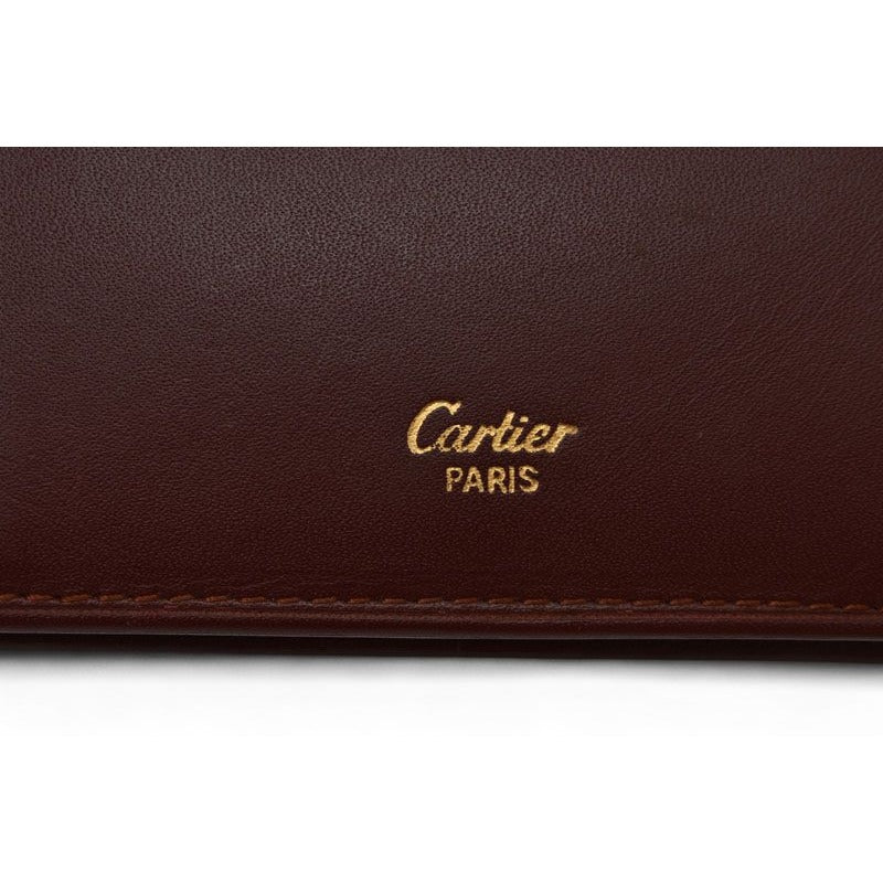 Cartier Fold Wallet Vintage Mini Must de Cartier Bordeaux — view 14
