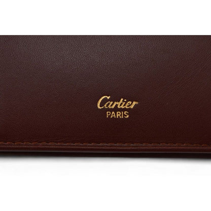 Cartier Fold Wallet Vintage Mini Must de Cartier Bordeaux — view 14