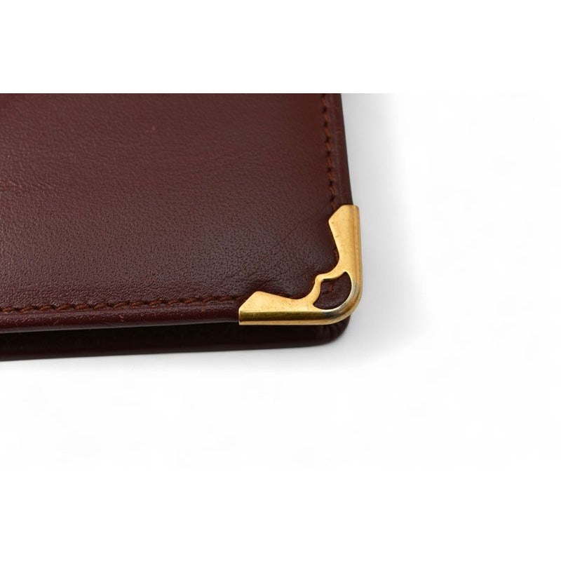 Cartier Fold Wallet Vintage Mini Must de Cartier Bordeaux — view 5
