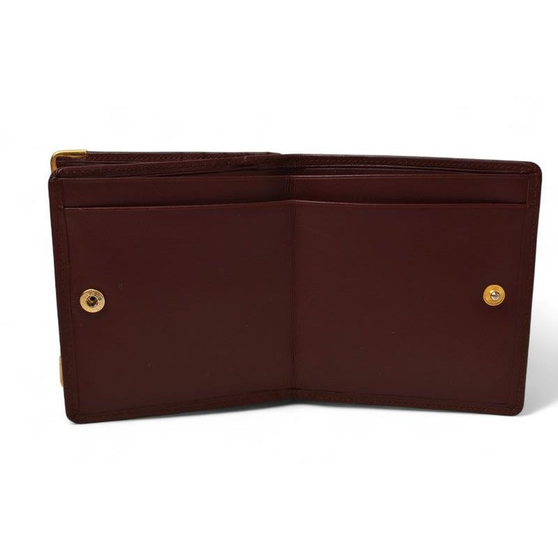 Cartier Fold Wallet Vintage Mini Must de Cartier Bordeaux — view 8
