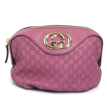 Gucci Pouch Micro Leather Pink