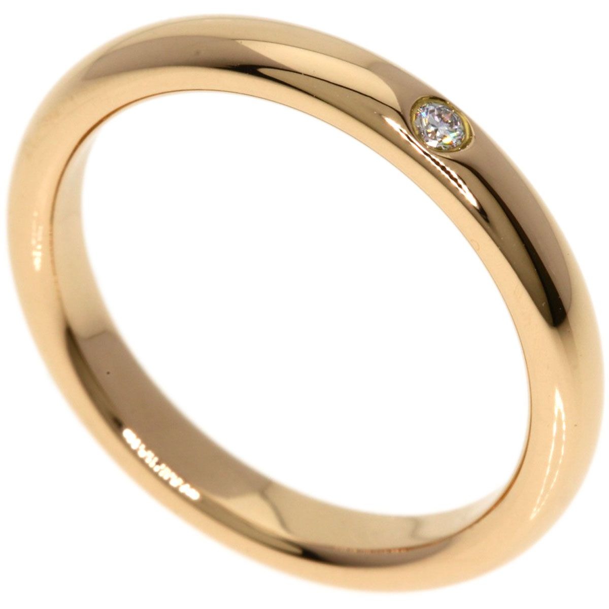 Tiffany & Co Wedding Diamond Ring 18k Pink Gold