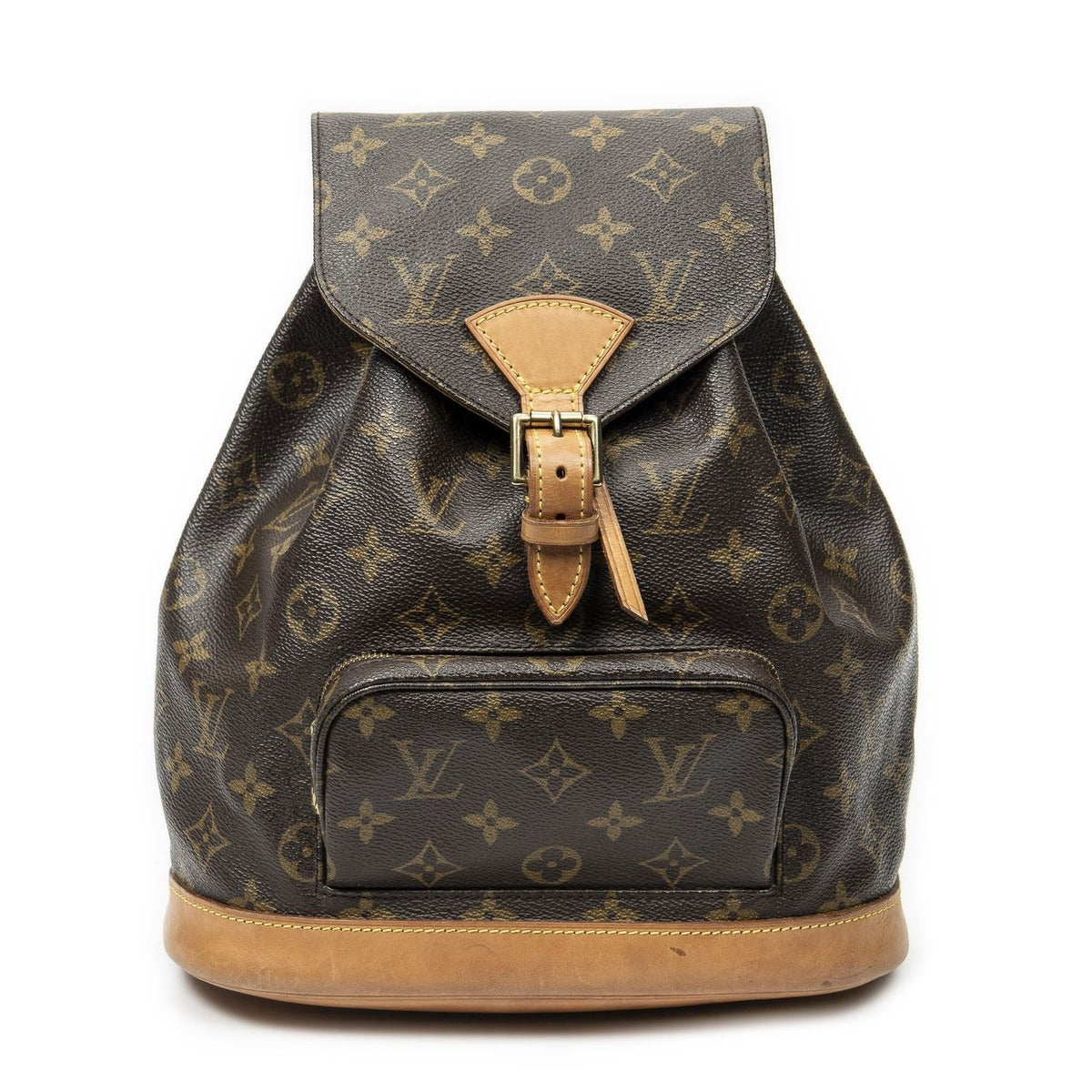 Louis Vuitton Montsouris Brown Monogram Canvas Shoulder Bag