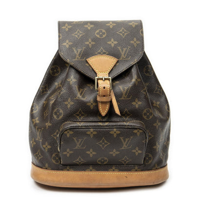 Louis Vuitton Montsouris Brown Monogram Canvas Shoulder Bag