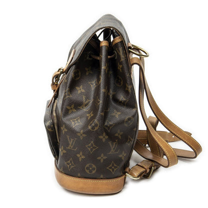 Louis Vuitton Montsouris Brown Monogram Canvas Shoulder Bag — view 3