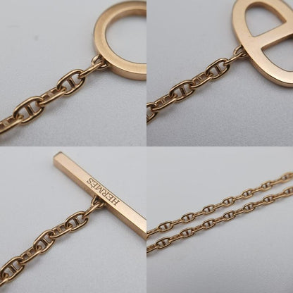 Hermes Chaine d'Ancre Contour Gold Necklace