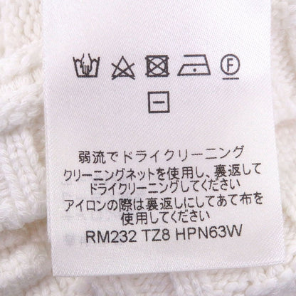 Louis Vuitton Damier Monogram Knit Polo Shirt Sweater Ivory XXL — view 8