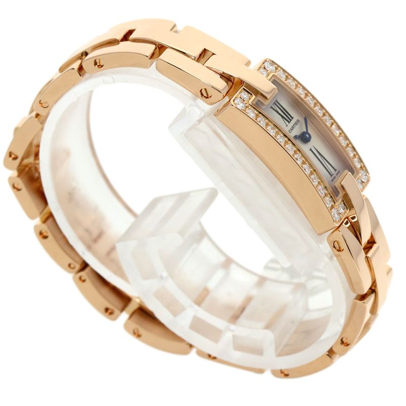 Cartier Wg40023j Ballerina Diamond Watch 18K Pink Gold Diamonds Ladies