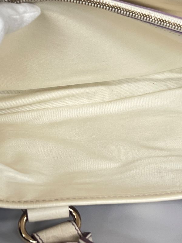 Celine Handbag Macadam Pattern Purple White 33bs140