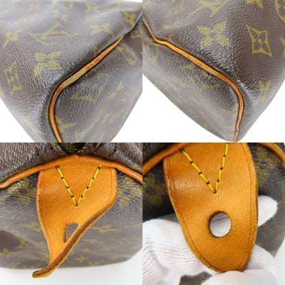 Louis Vuitton Speedy 30 Handbag Speedy 30 M41526 Monogram Brown Gold Hardware