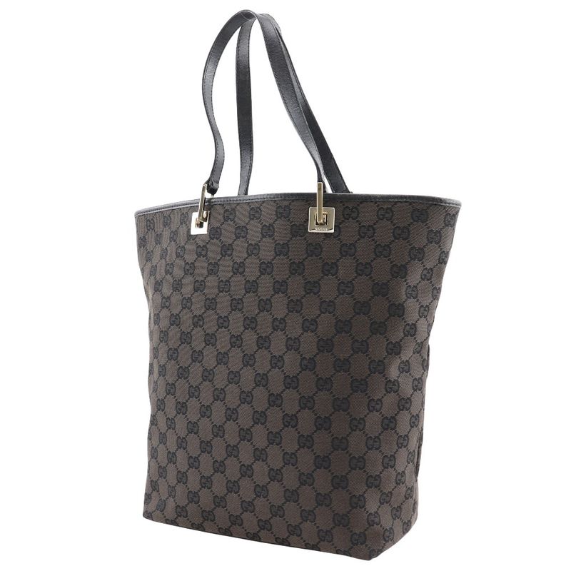 Gucci 002.1098 GG Canvas Brown Unisex Tote Bag