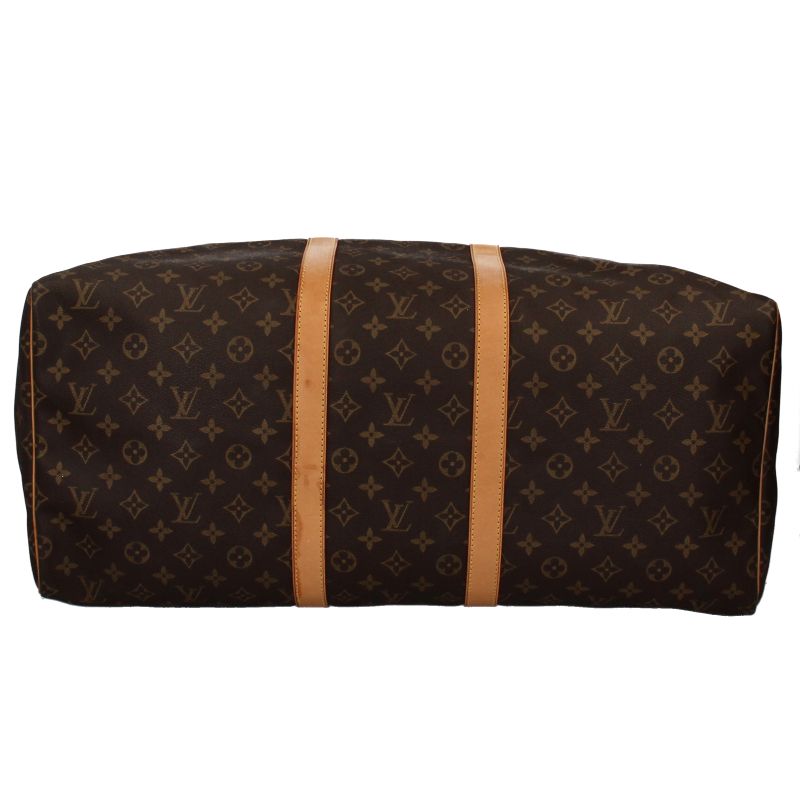 Louis Vuitton Keepall 55 M41424 Monogram Women's Boston Bag Brown Excellent