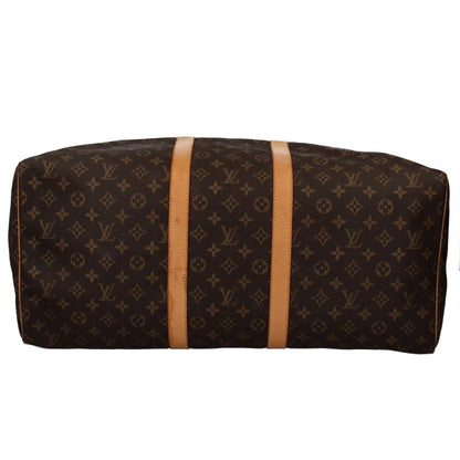 Louis Vuitton Keepall 55 M41424 Monogram Women's Boston Bag Brown Excellent