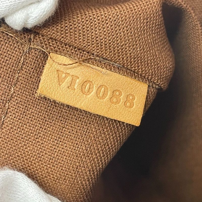 Louis Vuitton Monogram Patignol M51156 Handbag Brown Preowned 005383