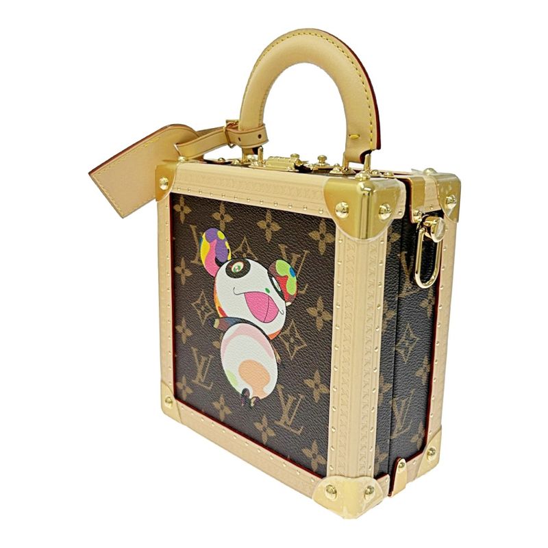 Louis Vuitton M13127 Monogram Mini Square Trunk X Takashi