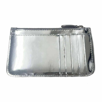 Balenciaga Metallic Logo Card Case 637130 Silver