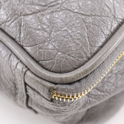 Balenciaga Blanket Square S 2WAY Shoulder 466541 Leather Gray Women's Handbag