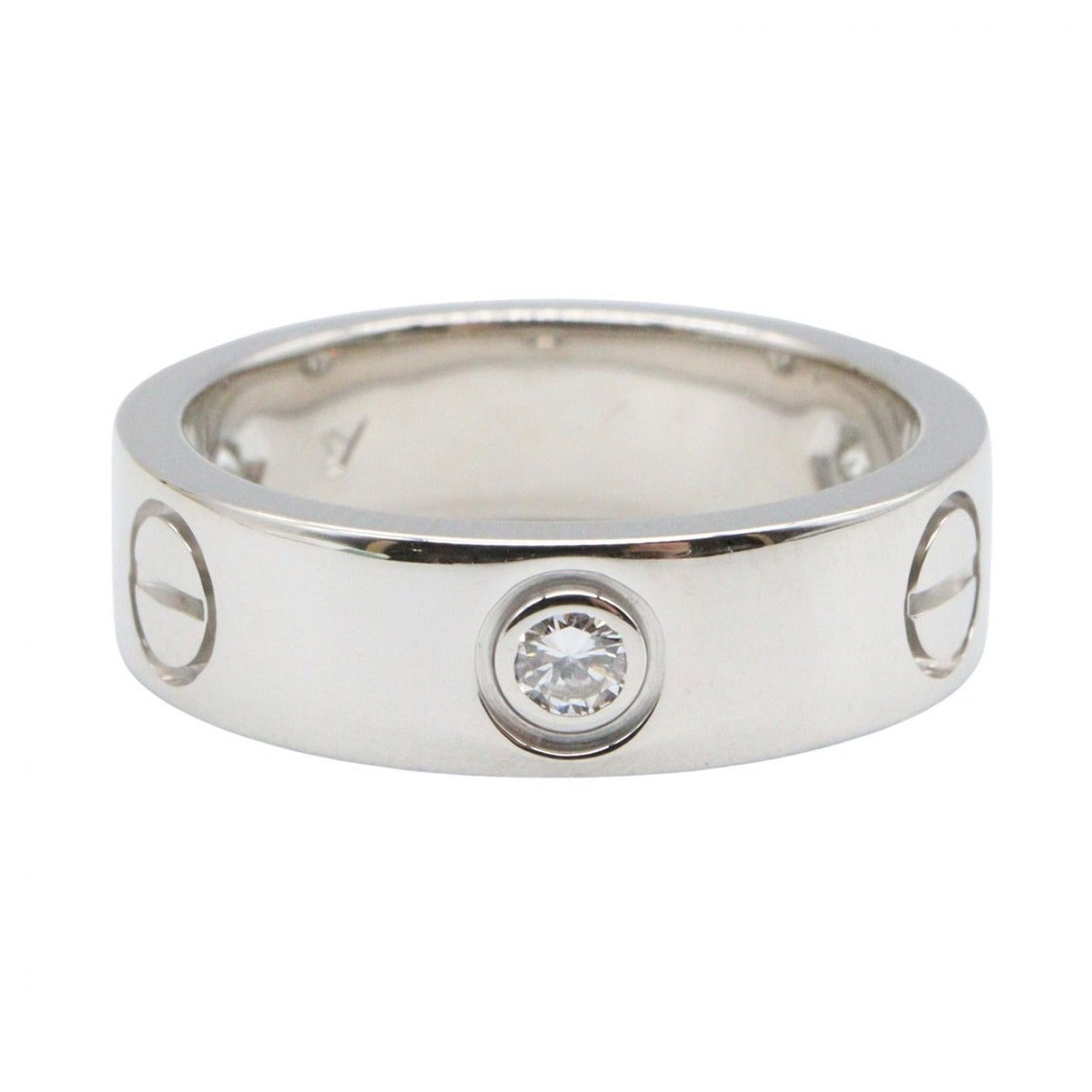 Cartier Ring Love 18K White Gold Diamond — view 2