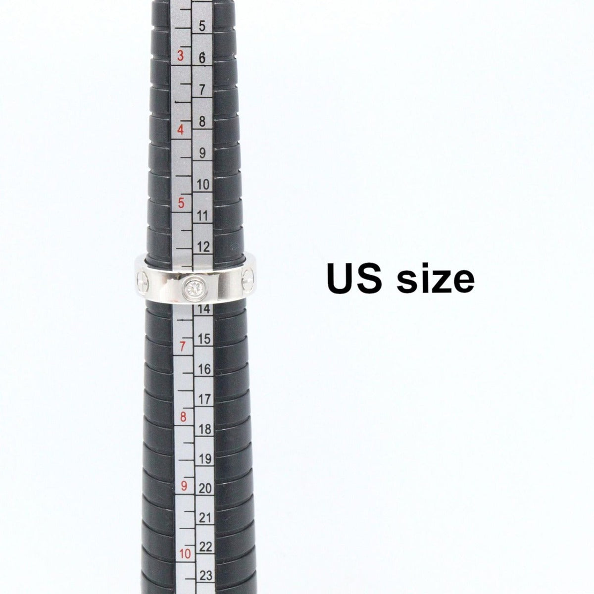 Cartier Ring Love 18K White Gold Diamond — view 7