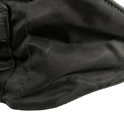 Prada Shoulder Bag Sapphia Leather Bag Black Triangle Logo — view 16