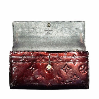 Louis Vuitton Monogram Vernis Portefeuille Sarah M93577 Long Wallet Bifold