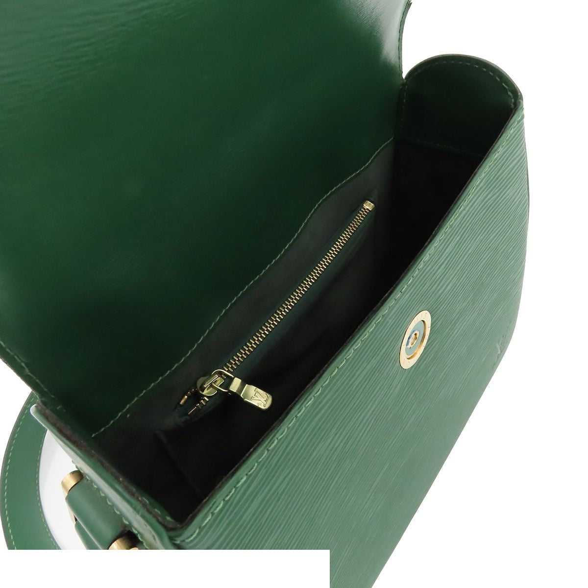 Louis Vuitton Buci Green Epi Leather Shoulder Bag — view 5