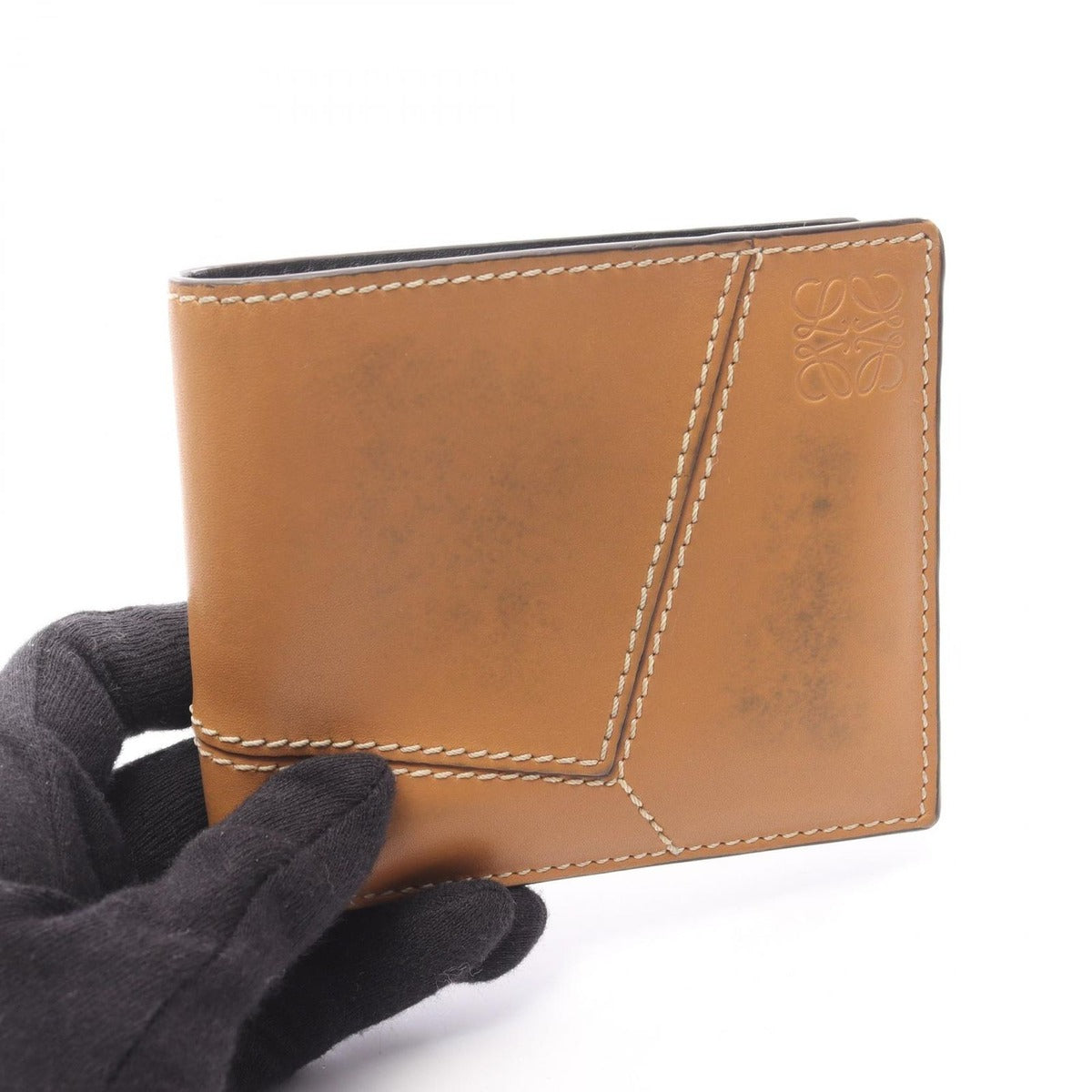 Loewe Bifold Wallet Puzzle Bi Fo Ludo Be Ju Leather — view 11