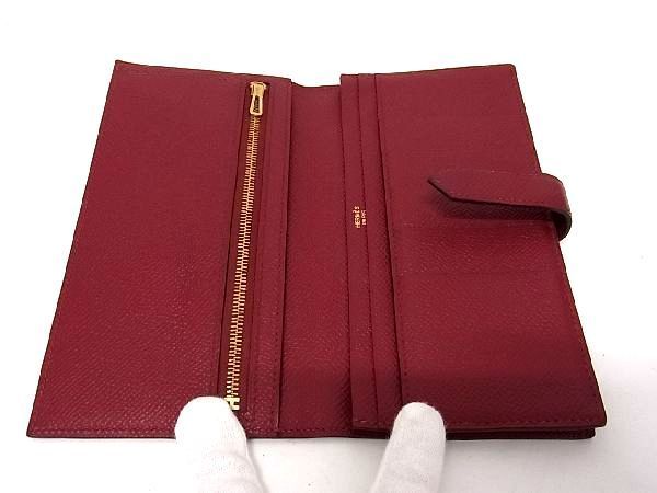 Hermes Bearn Souffle Vaux Epson Gold Hardware Long Wallet Engraved D 2019