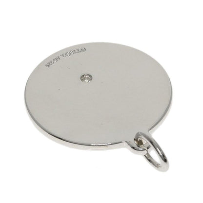 Tiffany & Co Round Plated Diamond Pendant Top SV Ladies