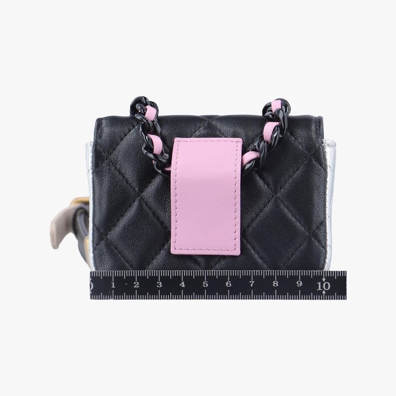 CHANEL  Bicolor Matelasse Multicolor Lambskin Ap3249 L7n77tk2