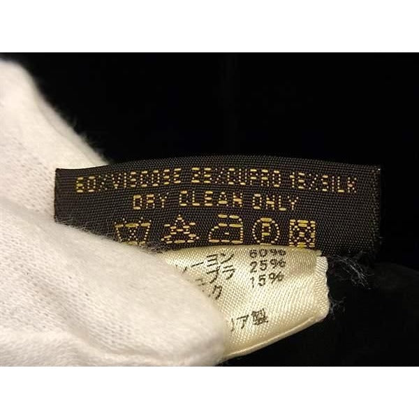 Louis Vuitton Scarf Monogram Echarpe Brule Black 60% Rayon 25% Cupro 15% Silk — view 5