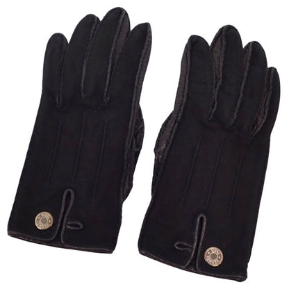 Hermes Gloves Suede Leather Serie Lady