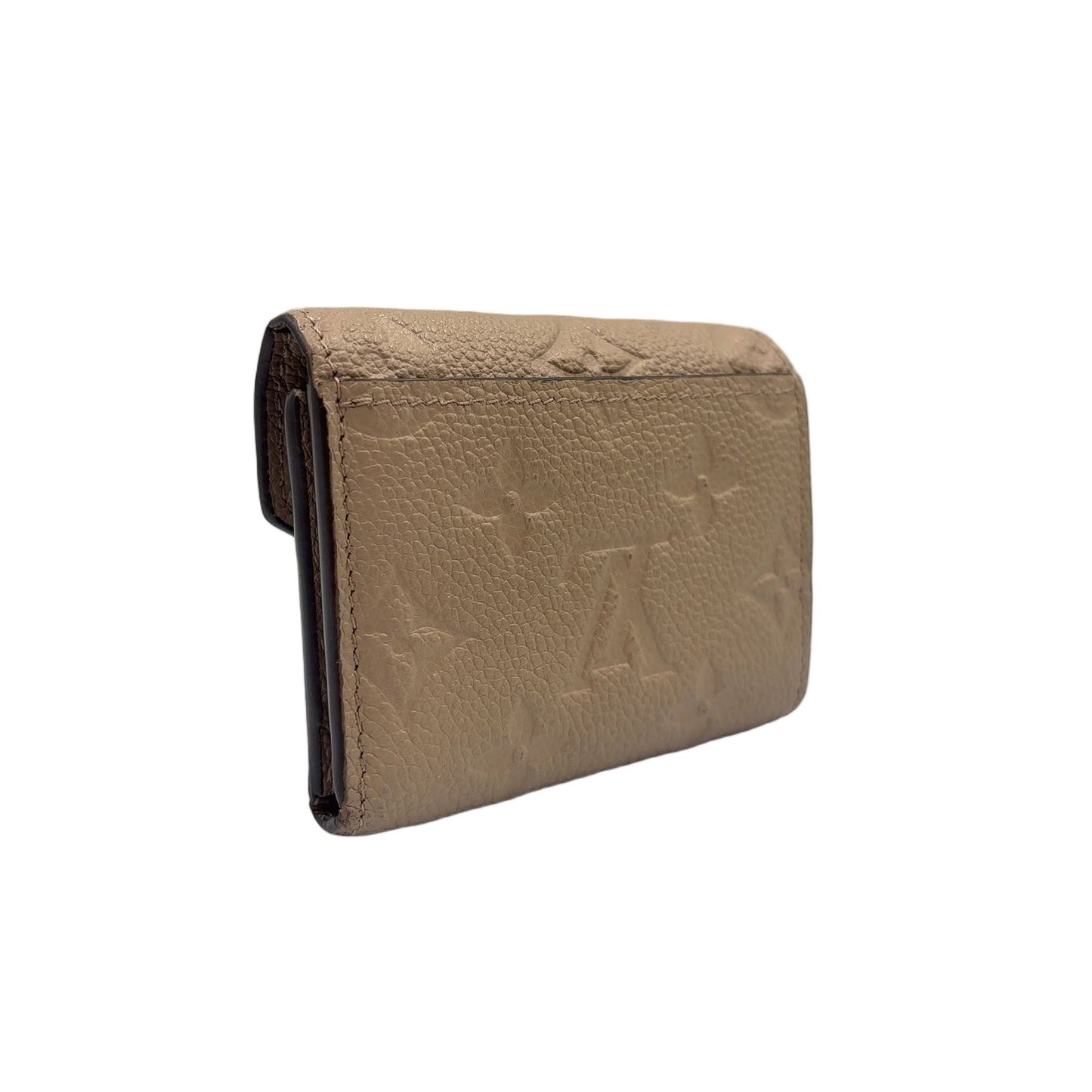 Louis Vuitton Portefeuille Zoe Monogram Empreinte Leather Gray Beige Trifold — view 2